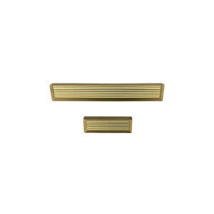 9060 Line-çizgili Kulp Altın Saten Renk Tek Adet 96 Mm