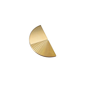 System 4850 Harmonique 2'li Set Kulp Altın Saten 64 Mm