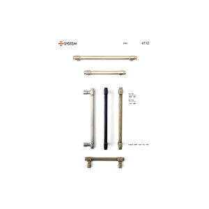 4712 Modern Kulp Antik Renk 160 Mm