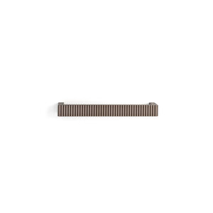 6721 Klasik Çizgili Kulp Koyu Bronz Saten Renk 128 Mm - İki Delik Arası Mesafe