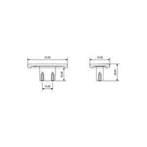 4802 Harmonique Kulp 6.2 Cm - İki Delik Arası 16 Mm