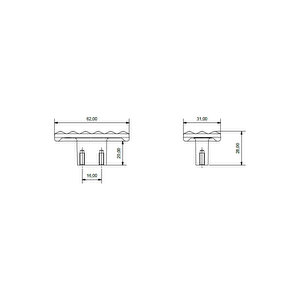 4834 Harmonique Kulp Antik Renk 16 Mm