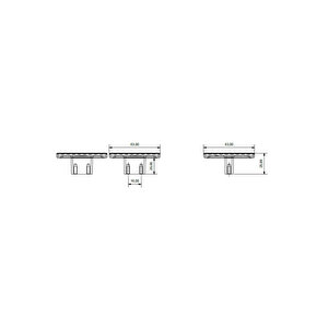 4855 Harmonique 2'li Set Kulp - İki Delik Arası 16 Mm