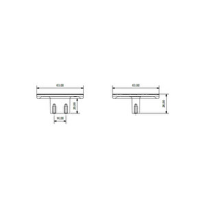 4876 Harmonique Kulp Siyah Renk 16 Mm - İki Delik Arası Mesafe