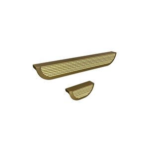 9064 Line-çizgili Kulp Altın Saten Renk Tek Adet 64 Mm