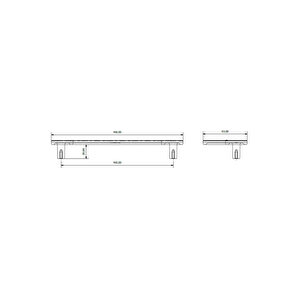 4877 Harmonique Kulp Antik Renk Tek Adet Yarım 160 Mm