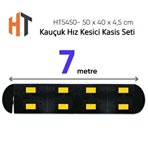 Kauçuk Hız Kesici Kasis Seti -2 Bantlı  Eko  - 7 Metre