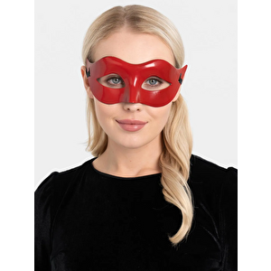 Evimdeyokyok Kırmızı Renk Masquerade Kostüm Partisi Venedik Balo Maskesi Çam