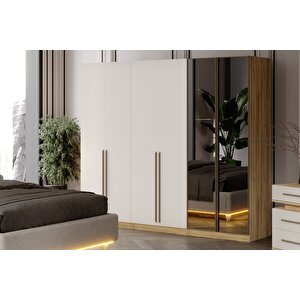 Kenz 6 Kapılı Reflekte Camlı Yatak Odası Takımı