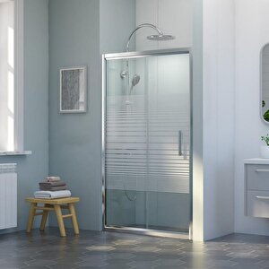 Nova Elementa İki Duvar Arası 1 Sabit 1 Sürgü Duşakabin 155x155 Cm 155x155 cm
