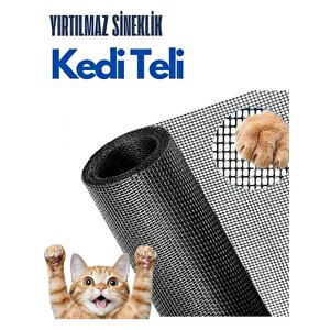 Yırtılmaz Sineklik Kedi Teli (pet Tül) EN 80CM X BOY 100 CM 80x100 cm