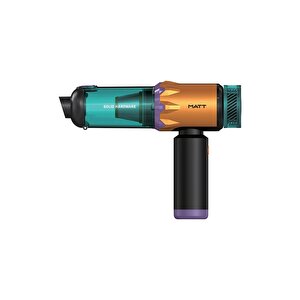Matt Mcv22 9000mah Güçlü Bataryalı Araç Süpürgesi 22.000pa Kablosuz Şarjlı El Tipi 220w Vakum & Üfleme Sarı