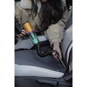 Matt Mcv22 9000mah Güçlü Bataryalı Araç Süpürgesi 22.000pa Kablosuz Şarjlı El Tipi 220w Vakum & Üfleme Sarı