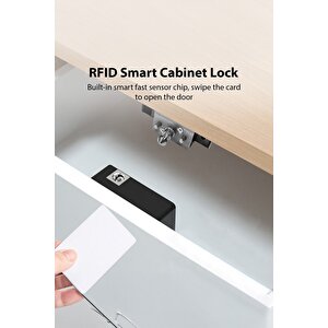 Rfid Kartlı Görünmez Dolap Kilidi - Mobilya Ve Ofis İçin Gizli Güvenlik Kilidi Akıllı Elektronik Kolay Kurulum Kilit