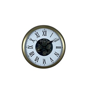 Roma Elegance Eskitme 60 Cm Çarklı Duvar Saati