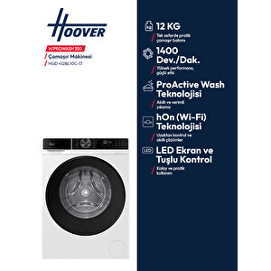 Hoover Hgd 412bl10c-17 12 Kg 1400 Devir Çamaşır Makinesi