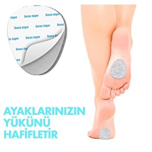 Boss Ayak Taban Rahatlatıcı Yastık Ped Yumuşak Yapılı Hipoalerjenik Bantlı 10 Ad