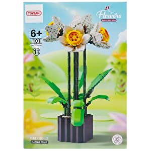 Toysan Flowers Nergis Çiçeği Yapı Blok Seti 838 Parça 10111