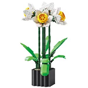 Toysan Flowers Nergis Çiçeği Yapı Blok Seti 838 Parça 10111