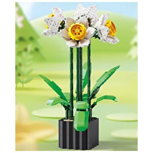 Toysan Flowers Nergis Çiçeği Yapı Blok Seti 838 Parça 10111