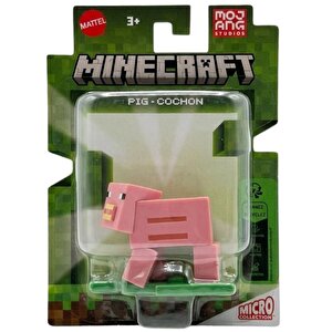 Minecraft Micro Collection Mini Aksiyon Figürü Pig Cochon Hjf81