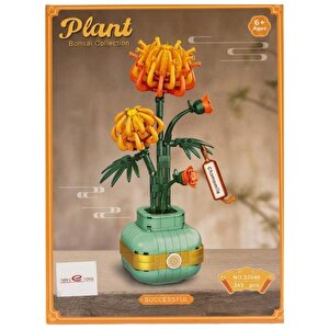 Toys E Toys Plant Bonsai Collection Papatya Çiçek Yapı Blok Seti 345 Parça 33040