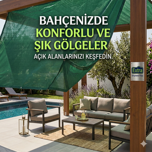 Yeşi̇l Extra Gölgeleme Fi̇lesi̇  %95 Gölgeleme - 115 Gr/m2 - 1 Mt. X 10 Mt 100x1000 cm