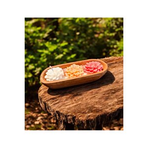 Lotus Harmoni Doğal Mum Temalı El Yapımı %100 Doğal Soya Wax Kokulu Dekoratif Mum