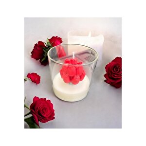 Nazlı Lale Doğal Mum Temalı El Yapımı %100 Doğal Soya Wax Kokulu Dekoratif Mum