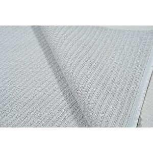 Konfor Bukle 9001 Gri - İskandinav Temalı Makine Halısı 160x250 cm