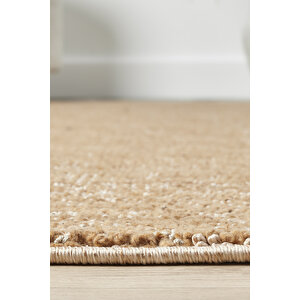 Seyran Petra 1086 Hardal Düz Halı – 5 Mm Polyester Jüt Taban Dokuma Halı | 2200 Gr/m² Hardal