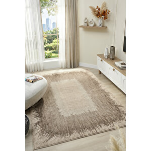 Seyran Petra 1084 Kahverengi Düz Halı – 5 Mm Polyester Jüt Taban Dokuma Halı | 2200 Gr/m² Kahverengi