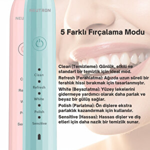 Şarjlı Sonik Diş Fırçası, Şarjlı Yeşil Diş Fırçası