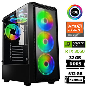 Delux X17 Ryzen 5 8400f 32gb Ddr5 Ram 512gb M.2 Nvme Ssd 6gb Rtx3050 Oyuncu Tavsiye Sistem