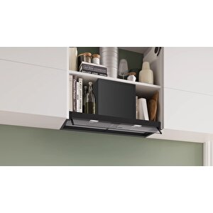 Dbb85cc60 Tam Entegre Davlumbaz 80 Cm Cam Dekor Düz Siyah