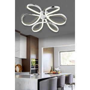 Chalda Krom Plafonyer Modern Salon Led Avize