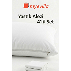 Sıvı Geçirmez Yastık Alezi 50x70 Cm – Su Geçirmez Yastık Koruyucu 2 Paket (4 Adet) 50x70 cm