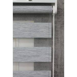 Kidmex Ithal Bambu Açık Gri Bambu Stor Zebra Perde Etek Dilimsiz. 70x130 cm