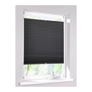 Antrasit Plise Katlanır Cam Balkon Perdesi - Ofis Perdesi - Mutfak Perdesi - Salon Perdesi - 50x50 cm