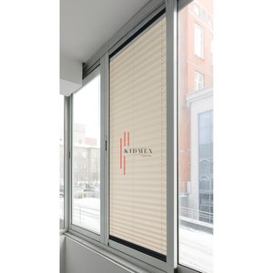 Dimout Yarı Blackout Krem  - Ofis Perdesi - Ev Perdesi - Salon Perdesi - Plise Perde 140x150 cm