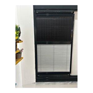 Plise Gece Gündüz Katlanır Cam Balkon Perdesi - Ofis Perdesi - Mutfak Perdesi - Salon Perdesi 16 cm
