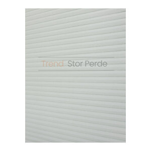 Gri Honeycomb Plise %100 Isı Ve Işık Geçirmez Katlanır Cam Balkon Perdesi - Salon Perdesi-003 100x150 cm