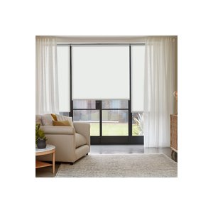 Beyaz Stor Perde Etek Dilimsiz 110x200 cm