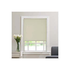 Ekru Stor Perde Etek Dilimsiz 220x260 cm