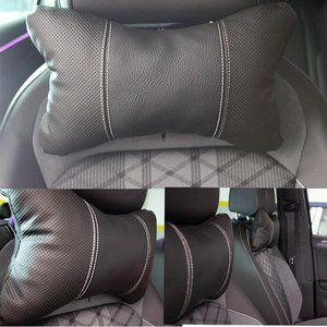Ford Fiesta  Araç Boyun Yastığı 2 Adet Siyah Beyaz Fsr