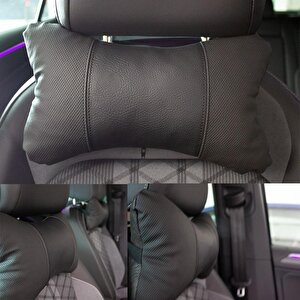 Seat Cordoba Araç Boyun Yastığı 2 Adet Siyah Fsr