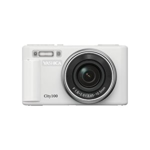 City 100 Beyaz Dijital Fotoğraf Makinesi