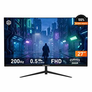 Gamebooster Lyris Ff20 Gb-27m1f200cfmr 27" 200hz 0.5ms Hdmi+dp+usb Hdr Fullhd Adaptive-sync Va Curved Vesa Monitör