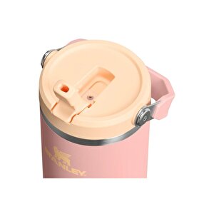 The Iceflow Flip Straw Tumbler 0.89l / 30oz Peach Rose