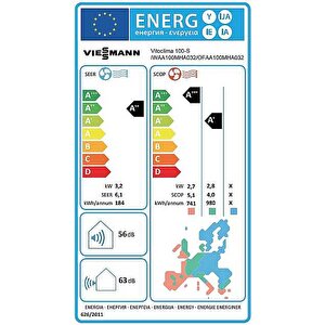 Vitoclima 100-s/he Pro Max 12.000 Btu A++i̇nverter Klima